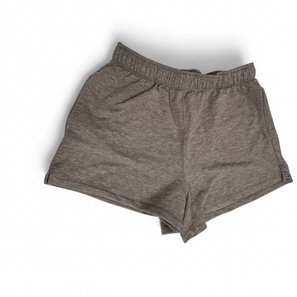 Danskin Shorts Womens Gray Effortless Fleece Sweat Shorts, medium